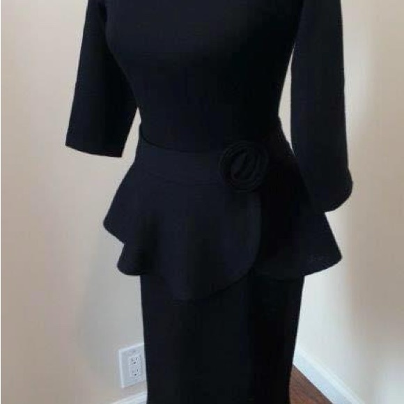 Black Knit Dress - Picture 10 of 11